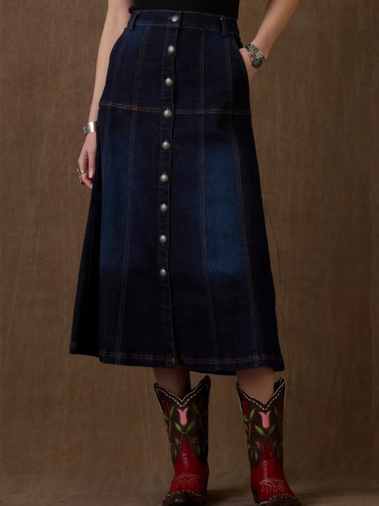 Double D Ranch Dresses & Skirts - Giada Denim Skirt by Double D Ranch